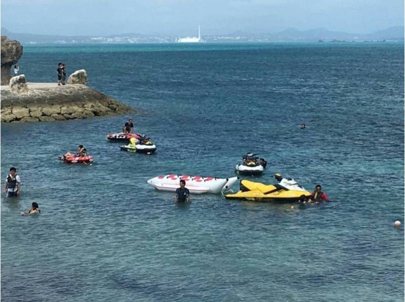 * A great deal for free! [Okinawa Onna] Banana boat all-you-can-eat course playground equipment, Wakeboarding 120 minutes unlimited play planの紹介画像