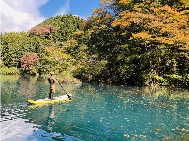 [Gunma/Shima] A long-awaited SUP experience at Lake Shima where the striped blue shines ☆の紹介画像