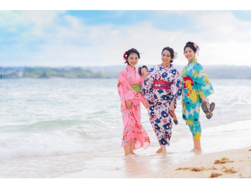 訪問者 琉球紅型 沖縄紅型 訪問者 杜若 長襦袢セット 本紅型 琉装 新品