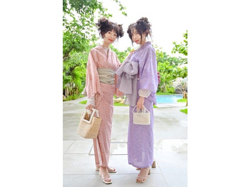 [โอกินาว่า/นาฮา] แผนการเช่าชุดยูกาตะย้อนยุคสำหรับผู้หญิงในวันถัดไป!の紹介画像