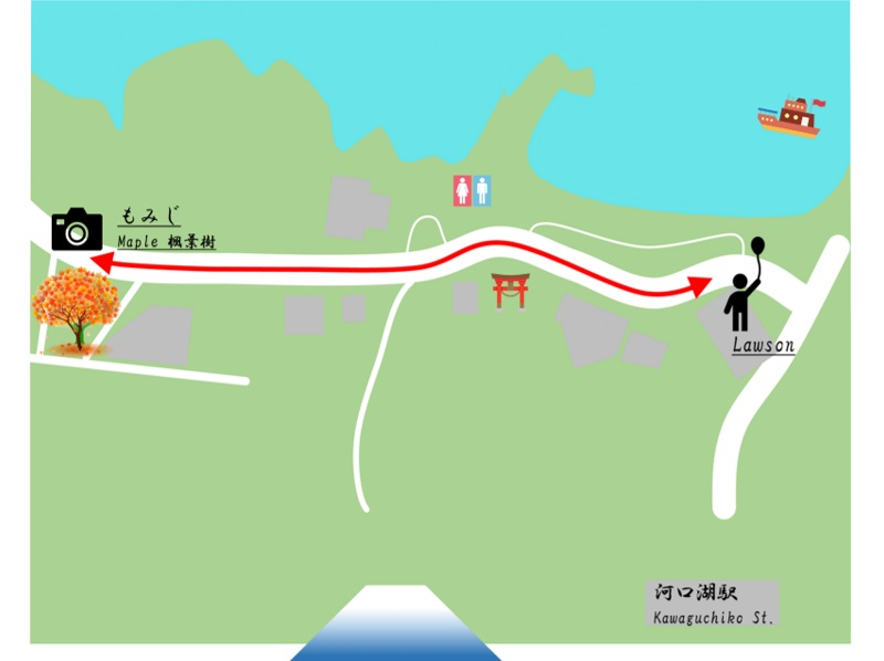【山梨・河口湖】12分お試しコース！伝統的人力車に乗って、富士山と河口湖の絶景を望める！の紹介画像