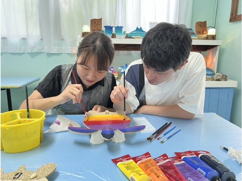 【石垣島•初心者大歓迎】レジンアート体験！シーサー、マンタ種類豊富！石垣島鍾乳洞で開催！家族カップル女性大歓迎！当日予約OK❗️移転セール中の紹介画像