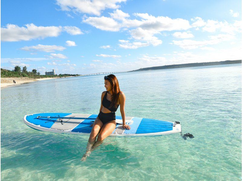 [Sure to look great on social media] SUP on the stunning Miyako blue beach! ★Popular activity★Photo present! ★Beginners welcome! ★SALE!の紹介画像