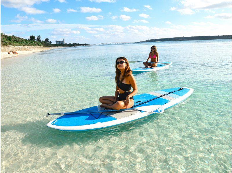 [Sure to look great on social media] SUP on the stunning Miyako blue beach! ★Popular activity★Photo present! ★Beginners welcome! ★Super Summer Sale 2024の紹介画像