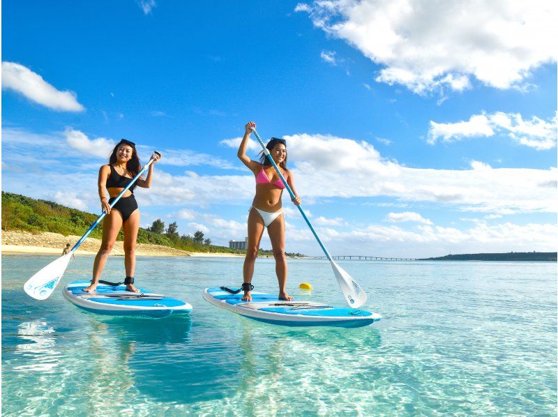 [Sure to look great on social media] SUP on the stunning Miyako blue beach! ★Popular activity★Photo present! ★Beginners welcome! ★SALE!の紹介画像