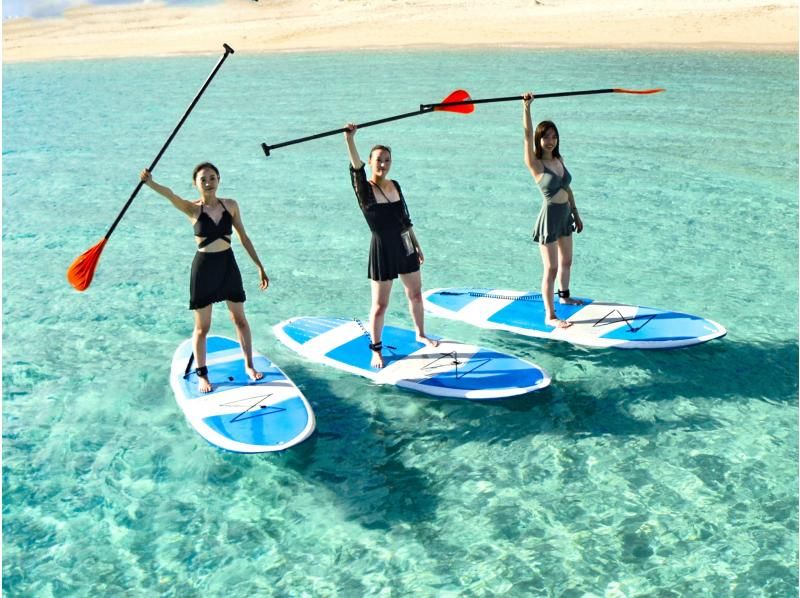 [Sure to look great on social media] SUP on the stunning Miyako blue beach! ★Popular activity★Photo gift! ★Beginners welcome! ★の紹介画像