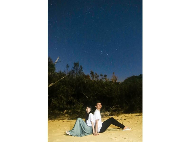 ＜Okinawa, Onna Village＞ Starry sky photo and space walk at Kibougaoka Beach Photo shoot for each participant ☆ Photo shoot with the stars in the background for each participant ☆ From families to couples, friendsの紹介画像