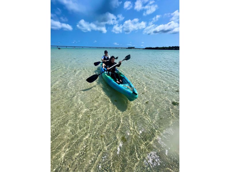 [Okinawa, Miyakojima] Go by sea kayak! Landing tour of the phantom island [Yuni Beach] A small group tour is recommended for beginners too!の紹介画像