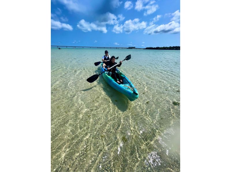 [Okinawa, Miyakojima] Go by sea kayak! Landing tour of the phantom island [Yuni Beach] with drone photography of the spectacular view ★ We will guide you in a small group ♪ Recommended for beginners too!の紹介画像