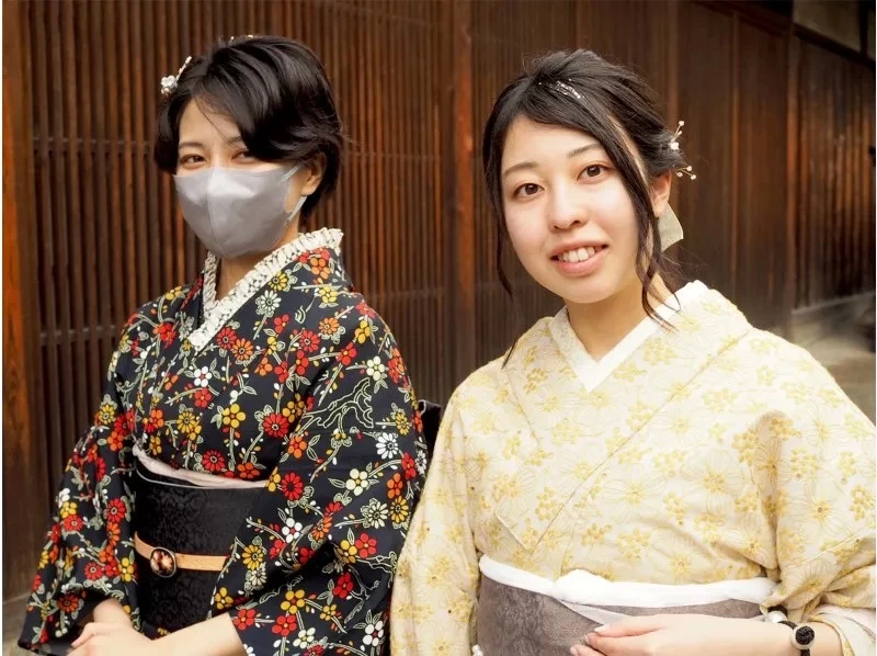 [เกียวโต/รอบสถานีเกียวโต] เช่าชุดกิโมโน/ยูกาตะ "แผนสุภาพสตรี" ไม่ต้องนำอะไรมาเลย ☆หน้าสถานีเกียวโต ♪の紹介画像