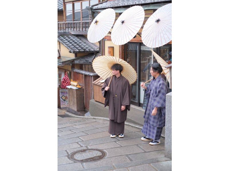 【京都・京都駅周辺】着物・浴衣レンタル「メンズプラン」持ち物なしでOK♪ 抜群の好立地店舗！京都駅前♪の紹介画像