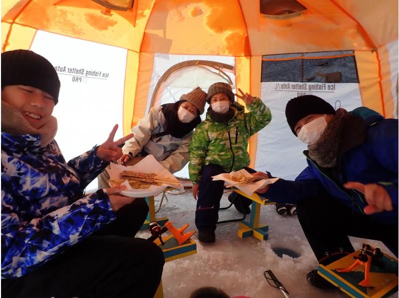 [札幌站集合]伊原户川冰若鹭钓鱼之旅空手，初学者也可以札幌站半日计划集合：上午，下午の紹介画像