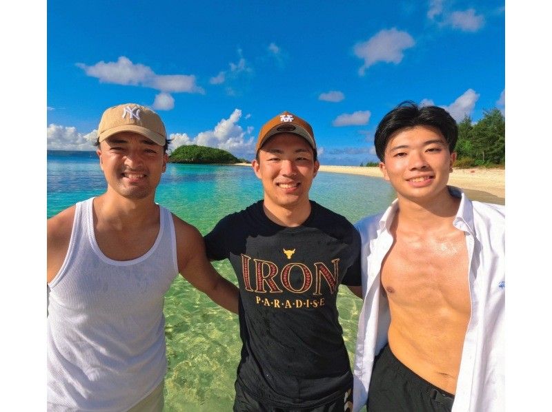 【3時間ボート貸切　おすすめプラン】無人島＆ボートシュノーケル2スポット　当日・手ぶらOK！トイレ完備 3歳以下無料の紹介画像