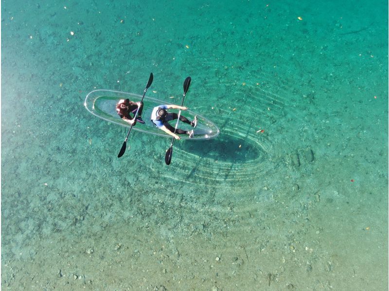 [Kochi・Niyodo River] Experience crystal kayaking (clear kayaking) in the middle of the Niyodo Blue and take drone photos! Data gift!の紹介画像