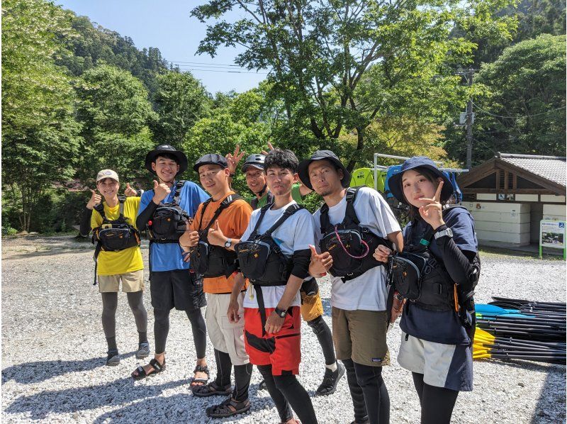 【高知・仁淀川】「カナディアンカヌー」全部付き定番プラン！～水上カメラ撮影、ドローン空撮、レンタルウェア品充実、更衣室、売店、駐車場完備～の紹介画像