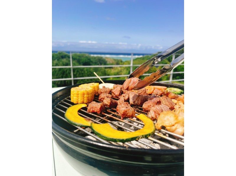 BBQ! BBQ without bringing anything while watching Onna Blue! The chef's proud, thick steak meat is confident in its taste and volume! Couples, families, and employee trips are welcome! !の紹介画像