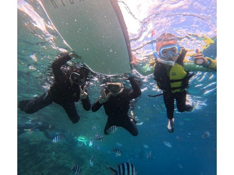 A private tour for one group, so children can feel safe and secure♪ [Okinawa Onna Village Blue Cave Snorkeling] Ages 5 to 65 can participate☆ \ Exciting!! Sea, fish, and cave exploration / Same-day reservations possible!の紹介画像