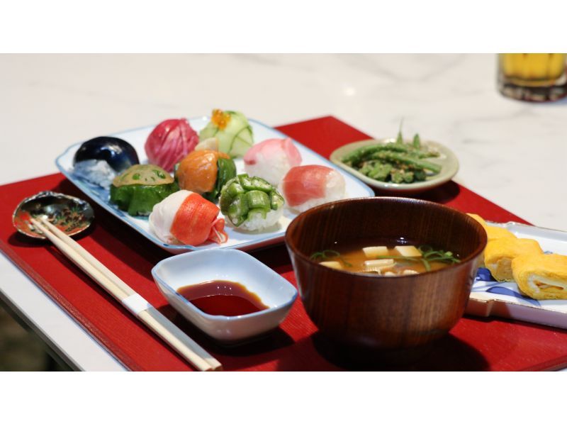 Super Summer Sale 2024 [Tokyo, Asakusa] Great value set! Have fun making beautiful temari sushi with Japanese mothers and experience real matcha!の紹介画像