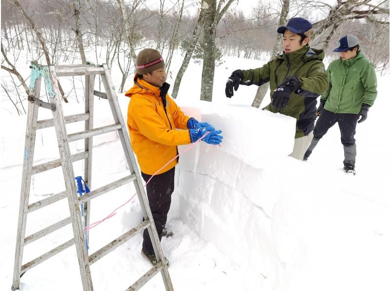 [Miyagi/Kurihara] Let's make a snow house at Mt. Kurikoma! ｜Let's play around with the Earth! igloo buildingの紹介画像