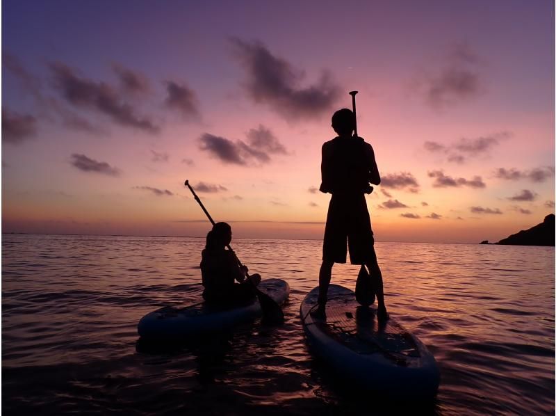 [Miyakojima/Private/Evening] {Enjoy Miyakojima} Sunset SUP & Private Sea Turtle Snorkeling 