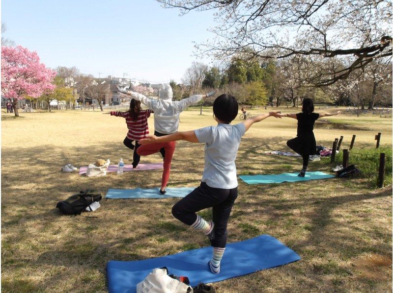 【東京・武蔵大和】3/30（日）開催！満開お花見ヨガ＆多摩湖ウォーキングの紹介画像