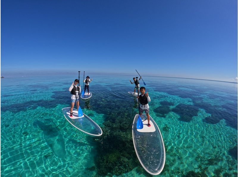 【石垣島/半日チャーター】３時間貸切！クリアSUPチャーターツアー（写真データ無料/ドローン撮影無料！）の紹介画像