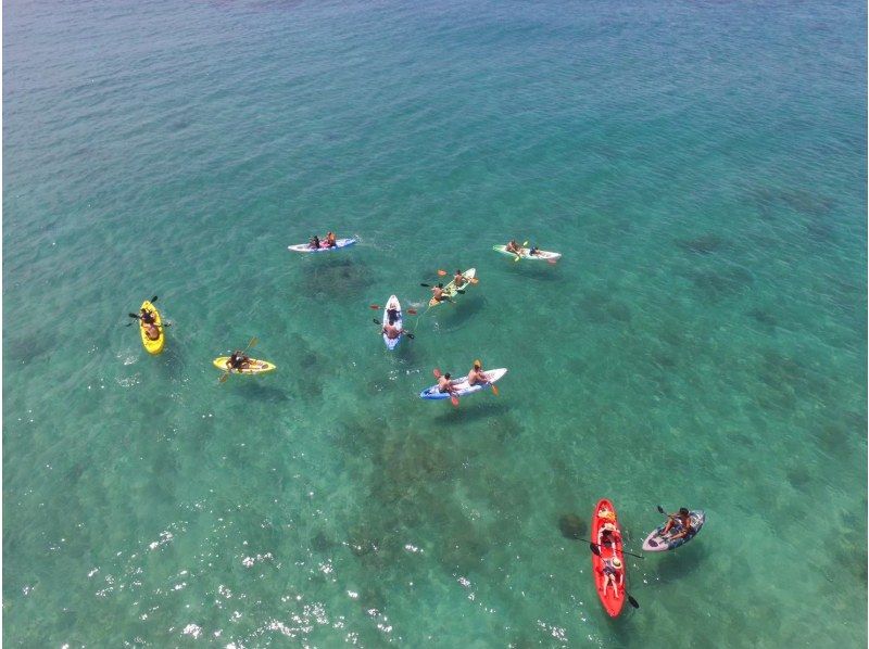 [Okinawa/Blue Cave/Private experience diving & Yomitan village/Sea kayaking] Beginners welcome ♪ Trial diving ☆ Sea kayaking experienceの紹介画像