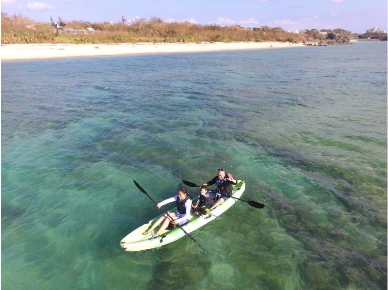 【沖縄・青の洞窟・貸切体験ダイビング&読谷村・シーカヤック】初心者歓迎♪体験ダイビング☆シーカヤック体験の紹介画像