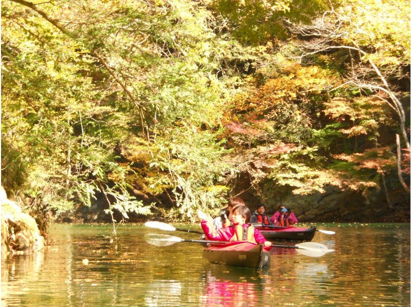 [Gunma/Minakami] You can ride from 3 years old! Leisurely walk on the lake Canoe tour (half day) 