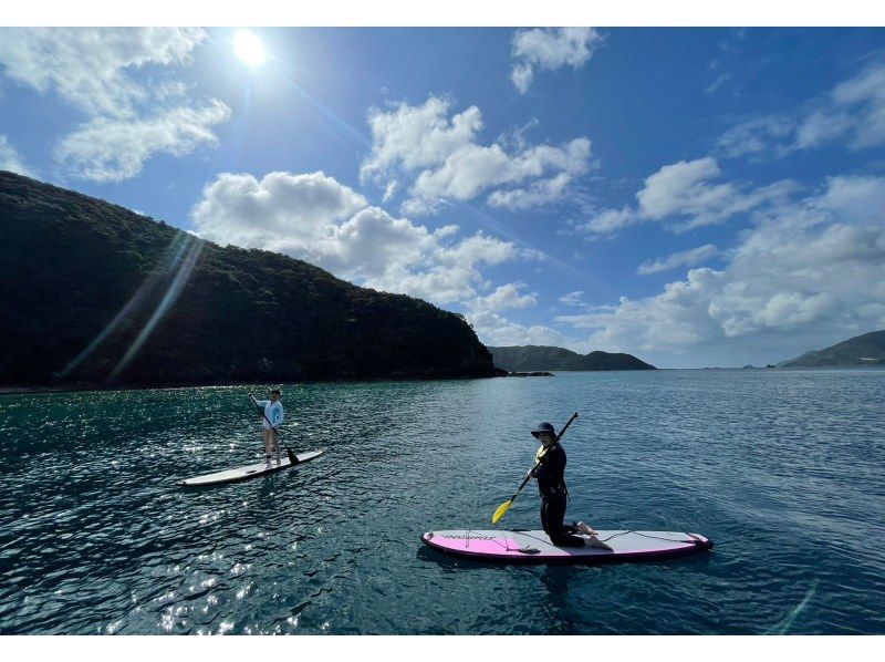 [Kagoshima/Amami Oshima] Marine activity ~ “Walking on the sea with SUP” Easy sea play for the whole family! It's okay to come empty-handed!の紹介画像