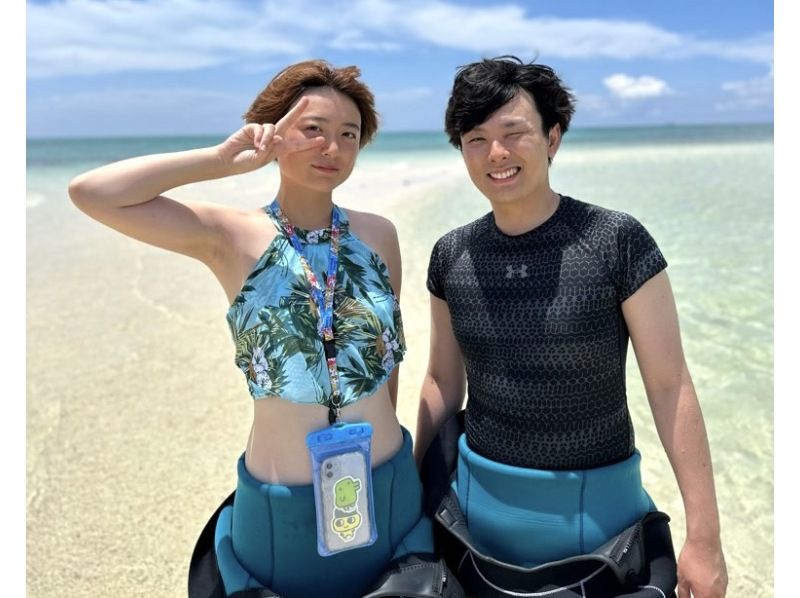 【石垣島・7時間】泳ぎが苦手な方でもOK｜初心者向け｜幻の島上陸&ウミガメorマンタシュノーケル｜1日たっぷり石垣島の海を満喫【写真無料】の紹介画像