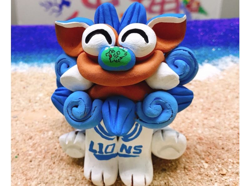 [Okinawa/Nago City] Let's paint an original, artisan-made shisa dog from Enjoy Studio! We also have a pair of male and female Shisa.の紹介画像