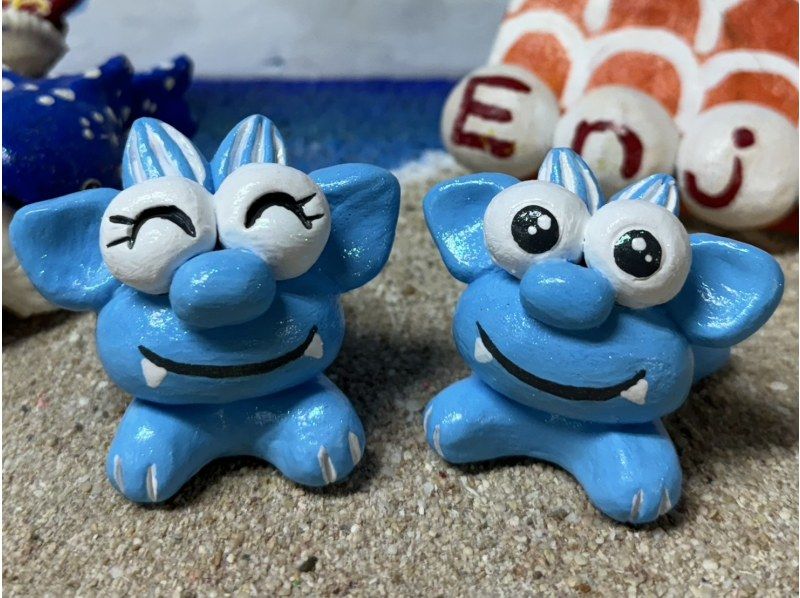 [Shisa painting experience] Enjoy Kobo original! A simple painting experience on a handmade shisa made by a proud craftsman ☆ You can take it home right away!の紹介画像