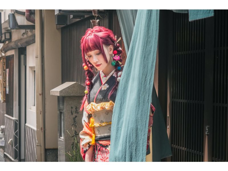 [關西/大阪/京都/奈良]穿著和服欣賞關西地區的歷史名城和自然風光！ （及服1日計劃）の紹介画像