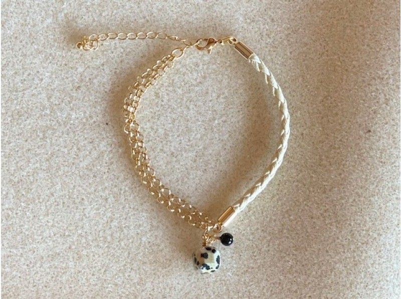 【福岡・糸島】アクセサリー制作体験  新プラン「革ひもとチェーンのブレスレット作り」初心者OK！思い出作りに♡の紹介画像