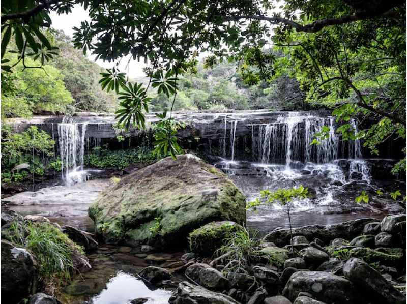 [Okinawa, Iriomote Island] Enjoy two rivers! Sangara Falls SUP/Canoe & Canyoning 1 day tour!