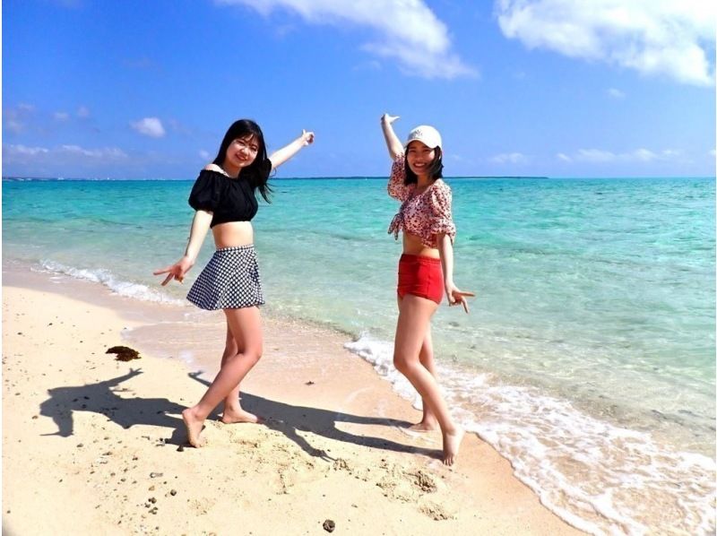 【早割8500円】カップル、ご夫婦、友人｜初めてでも安心｜専属ガイドがご案内｜幻の島上陸＆体験ダイビング【石垣島、午前、午後/2便】の紹介画像