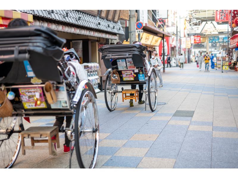 [大阪/新世界]大阪獨有！和服租賃+人力車！乘車結束後，在市區散步，享受大阪的樂趣 の紹介画像