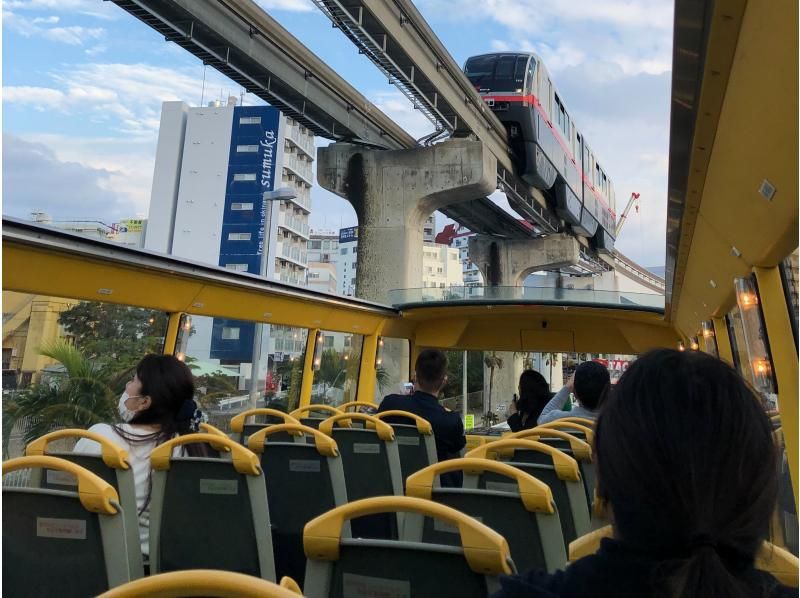 ★早割キャンペーン★2階建て屋根のないオープントップバスツアー♪選べる3便「首里城・アメリカンビレッジ・ウミカジテラスコース」の紹介画像