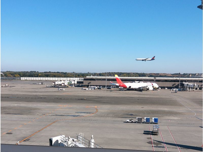 成田空港見学ツアー（3ターミナル早回り）★空の湯利用で”施設”駐車場無料★小学生半額★記念コースター付き★少人数で催行!の紹介画像