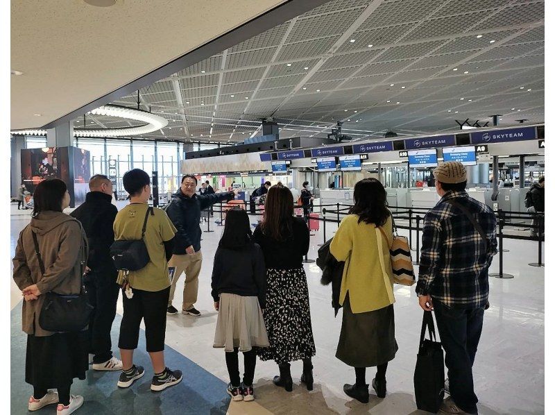 成田空港見学ツアー（3ターミナル早回り）空の湯利用で駐車場無料　小学生半額　記念品付き　少人数で催行!