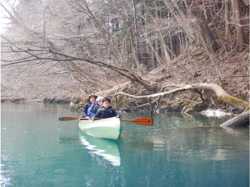 【軽井沢 近郊／信州長野・関東群馬】軽井沢 観光で 冬の静寂 カヌー体験　★冬の外遊び 新提案★ アウトドア 自然体験　◎小1〜OK！の紹介画像