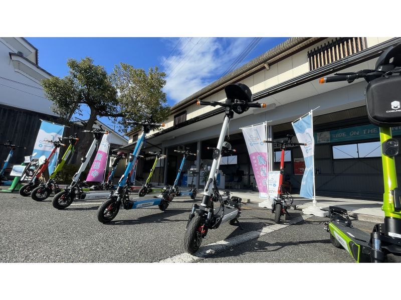 [Shiga/Omihachiman] Easy sightseeing on an electric kickboard! "3-hour course" to enjoy Omihachiman to the fullest - limited to ages 16 and over!の紹介画像
