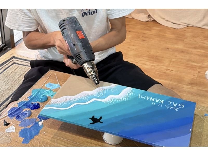 【石垣島/体験】オリジナルの海と写真で「オーシャンフォトスタンド」作り♡/ユーグレナモール徒歩1分/団体可！の紹介画像