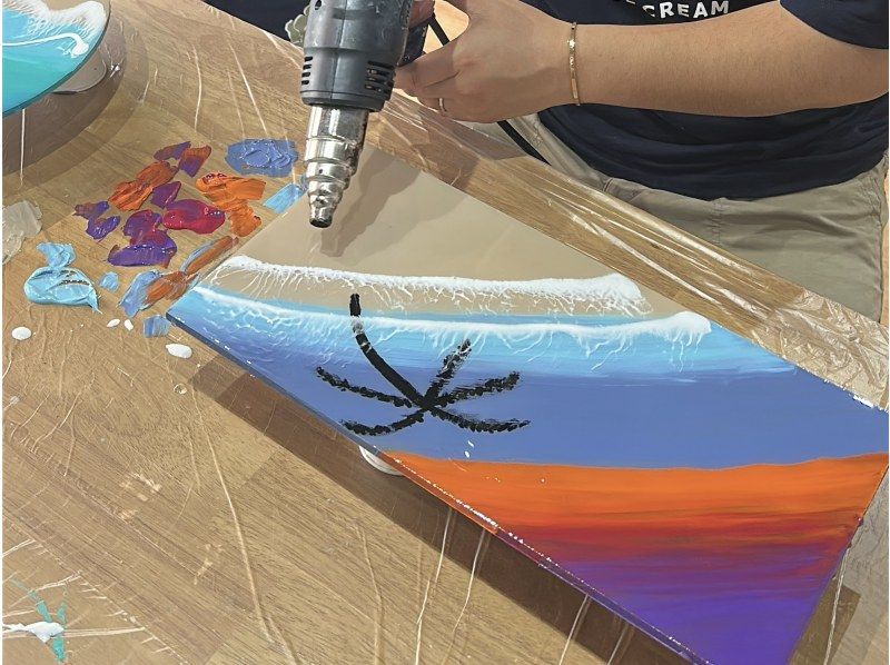 【石垣島/体験】オリジナルの海と写真で「オーシャンフォトスタンド」作り♡/ユーグレナモール徒歩1分/団体可！の紹介画像