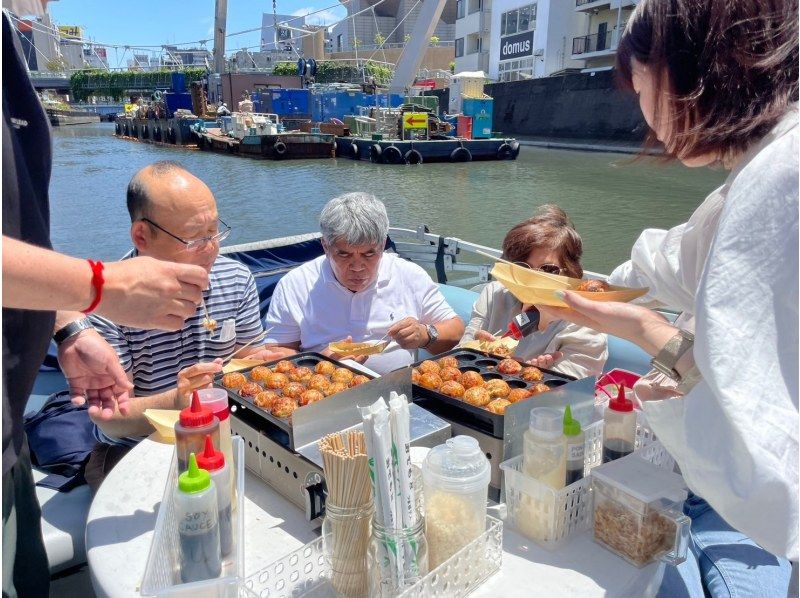 【大阪・道頓堀発】たこ焼きクルーズの紹介画像