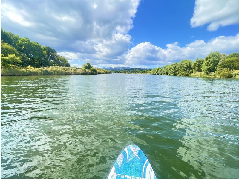 【距余市站步行7分钟】在平静的余市川上悠闲地体验SUP の紹介画像