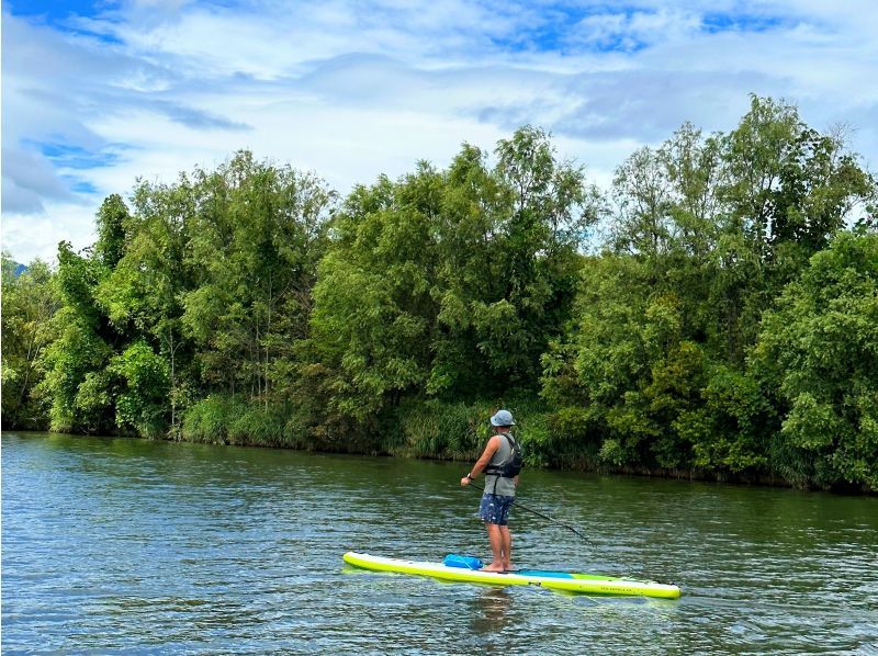 SALE! [10 minutes walk from Yoichi Station] A hidden gem! A relaxing river SUP on the Yoichi River, flowing through nature. Popular with first timers, couples and families on girls' trips.の紹介画像