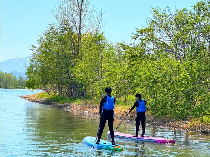 [7 minutes walk from Yoichi Station] Relaxing river SUP on the calm waters of the Yoichi River の紹介画像