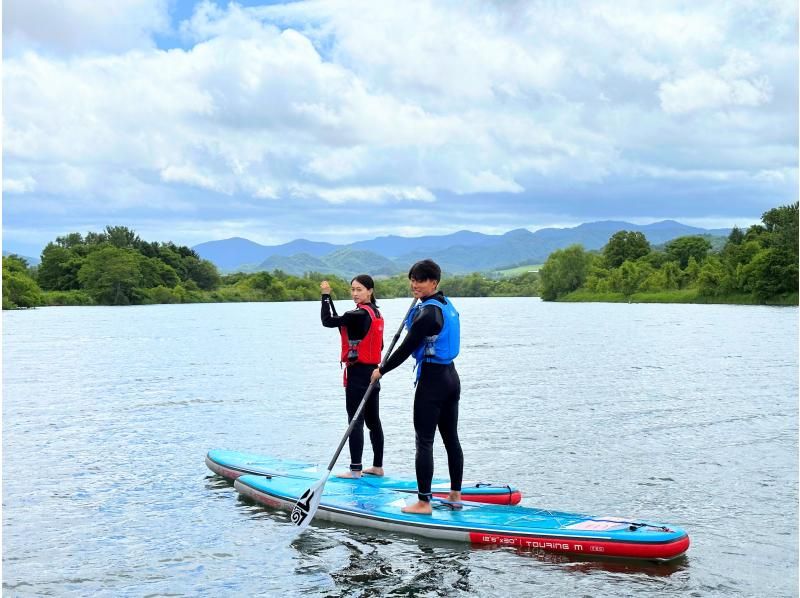 [7 minutes walk from Yoichi Station] Relaxing river SUP on the calm waters of the Yoichi River の紹介画像